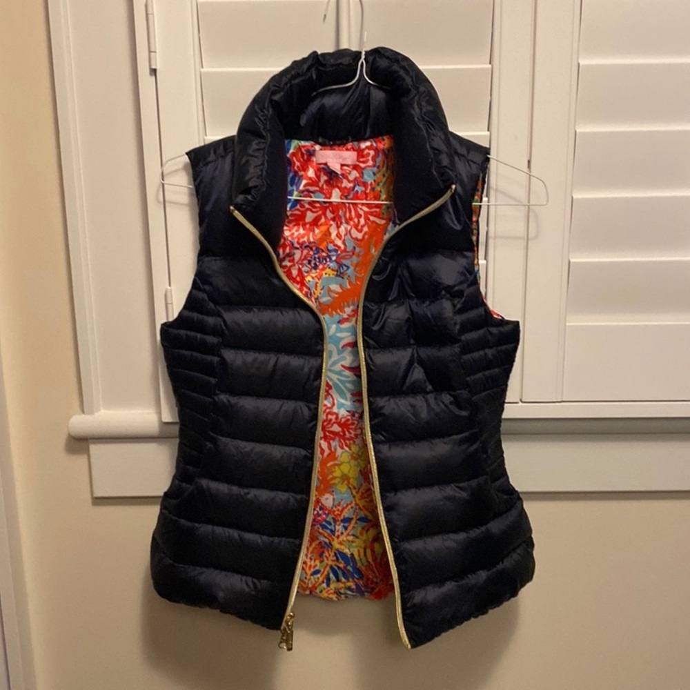 NWOT Lilly Pulitzer Navy Vest